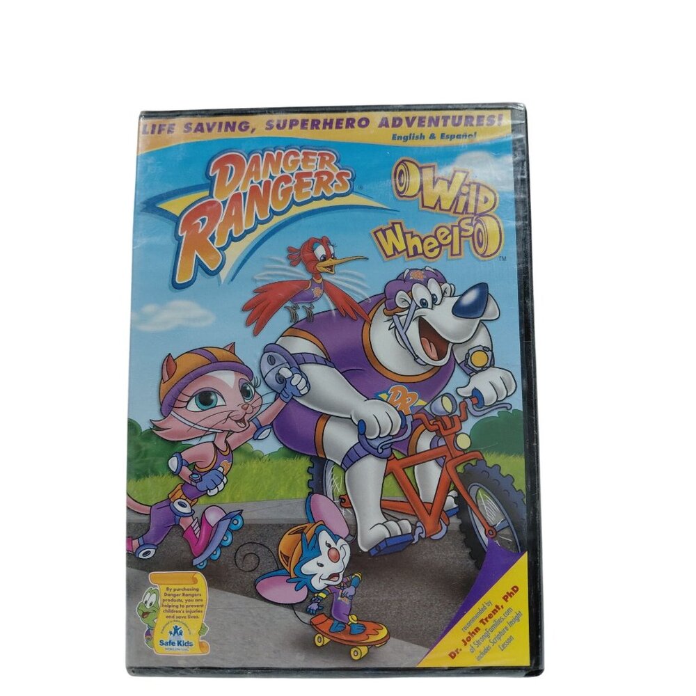 Danger Rangers Wild Wheels DVD Educational Animation Kids Family Fun
